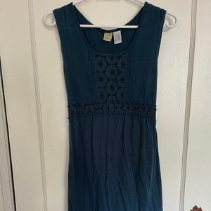 Billabong teal cotton sundress (GUC)